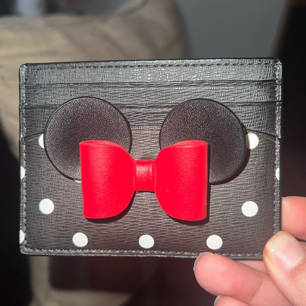 Kate spade minnie mouse card holder